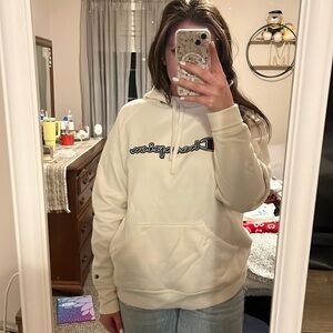 BRAND NEW champion hoodie! Super comfy and has that over sized look.